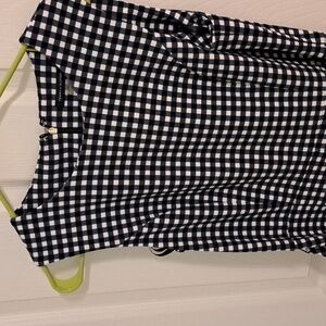 Women's Tommy Hilfiger jumpsuit, Size-4, Zippered back, Sleeveless, navy/white